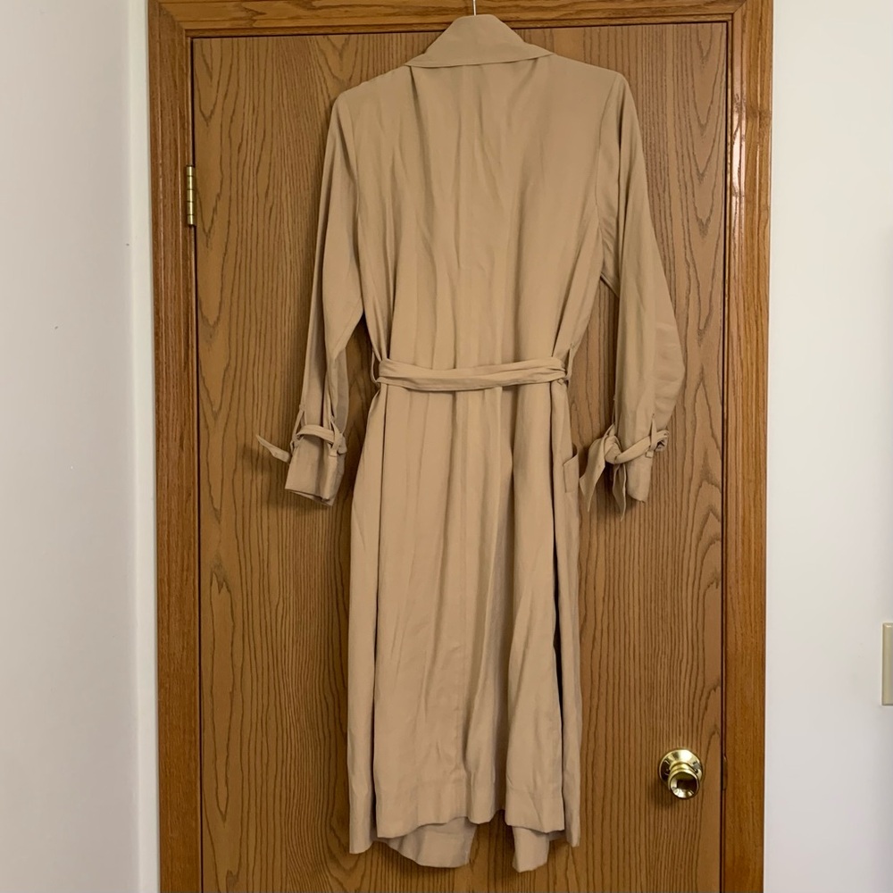 1. State Brand - Classic Tan Trench Coat - Picture 2 of 3